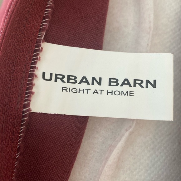 Urban Barn Decorative Pillow Cover and insert in Burgundy - Picture 5 of 5